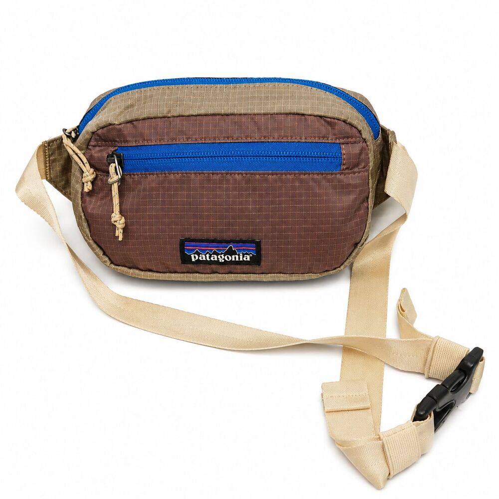 Patagonia Ultralight Black Hole Mini Hip Pack  Fanny 1L Patchwork Purple 49447